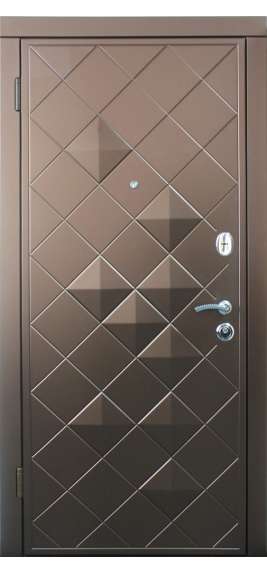 БРОНЕДВЕРИ Входные двери МОДЕЛЬ РОМБЫ 3D В14.9